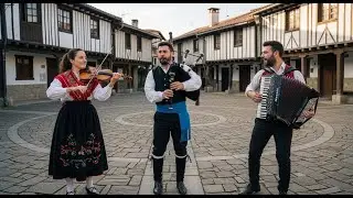 Whispers of Dawn Over Ancient Iberian Hills A Celtic Folk Journey