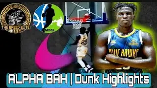 MBGL_ 21 Under | ALPHA BAH | Dunk Highlights Team: Blue HAWKS _ @thebreedelite