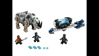 Обзор аналога Lego. Lepin 07100, набор по Черной Пантере