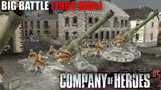 BIG BATTLE (1962 Kills) | Company Of Heroes 2