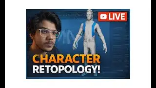 3D Artist Live | Topology for Stylized Character Day 6