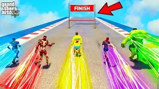GTA 5: FRANKLIN Challenges Every AVENGER for RACE In GTA V ! ( GTA 5 mods )