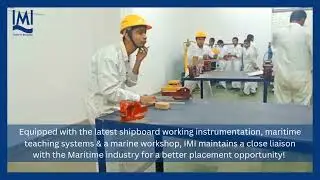 IMI is equipped with latest shipboard instrumentation & Marine workshops | IMI Greater Noida