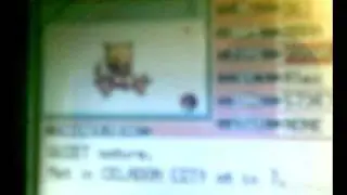 Shiny Abra In Game Corner Pokemon LeafGreen