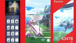PoGoRaids challenge: 12 unique Kyurem duo (no weather boost & no relobby)