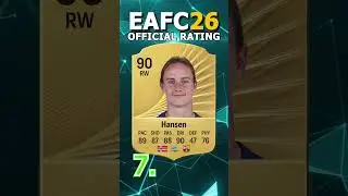 TOP 10 HIGHEST RATINGS IN EAFC 26 #fifa #fc26 #eafc26 #ratings
