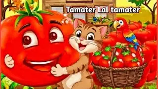 &lrm;Lal Tamatar | 🍅 Super Cute Kids Poem | 3D Pixar Style Nursery Rhyme | Urdu Kids Song
