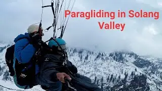 Paragliding in Solang Valley in Jan 2020 / Best time for paragliding / Go pro shoot / Manali