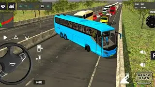 Indian Bus Simulator Coach bus offload Driving Gameplay | #game #cartoon #bus #newgame 