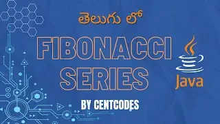 fibonacci series in Java #telugu #java #fibonacciseries #centcodes #trending