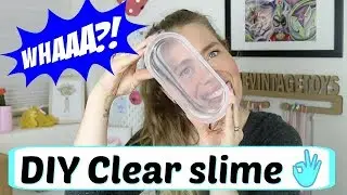 DIY clear slime (dansk)