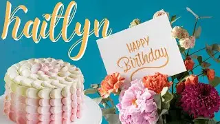 Happy Birthday Kaitlyn &ndash; You Shine So Bright | Magical EDM Birthday Song