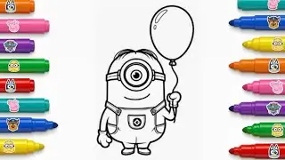 Minions drawing tutorial | how to draw for beginners 🟡 