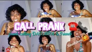 CALL PRANK WENT TOO FAR☎️📞I got my DAD🫡😱My MOM gets furious(Friend In)Funniest call prank #callprank