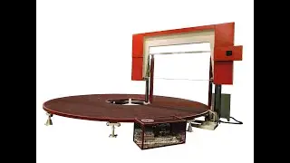 circular horizontal foam cutting machine