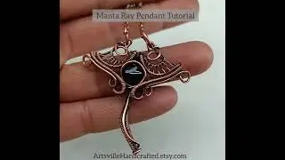 Wire Wrap Mantaray tutorial. Make sure to try it out. 