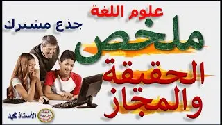 ملخص الحقيقة والمجاز   علوم اللغة