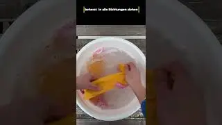 Tutorial: Socken nach dem Stricken waschen und spannen