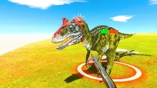 Can I Survive from 100 Dinosaur? 😱 | ARBS Simulator Battle \ game