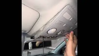 Remove front interior light from VW Phaeton