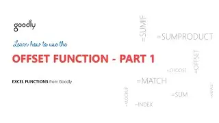 OFFSET Function in Excel - Part 1