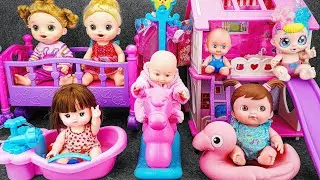 62 Minutes Satisfying with Unboxing Cute Pink Toys, House Furniture Collection | ZoZo ASMR Love