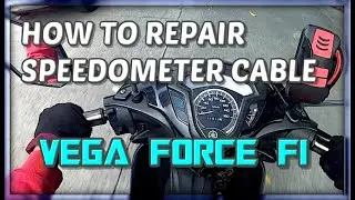HOW TO REPAIR SPEEDOMETER CABLE ON VEGA FORCE FI