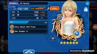 Kingdom Hearts Union Cross KHuX: Key Art 16 Test Run