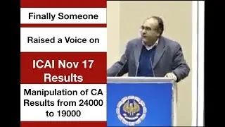 The Man Who Raised a Voice on Nov 17 CA Results | Manipulation from 24000 to 19000 l Dr.Suneel Maggo