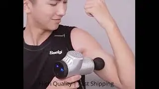 🔥 High Frequency Massage Gun Muscle Relax Body Relaxation Electric Massager.