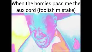 Breakcore fans immediately after getting the aux