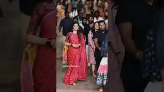 Keerthi Suresh temple visit