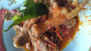 text procedure  : How to make ceker mercon or spicy chicken feet