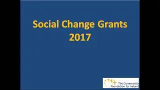 social change grants 2017