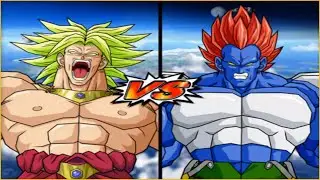 Dragon Ball Z: Budokai Tenkaichi 3 - LSSJ Broly VS Android 13 (Fusion) [COM VS COM]