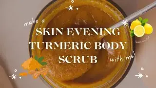 DIY Skin Evening Turmeric Body Scrub