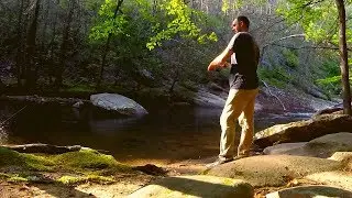 Backpacking for mountain Redeye (Coosa Bass)