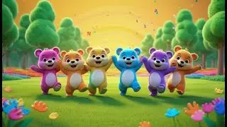Four Teddy Bears Know Their Colors | Color Learning Song for Kids | Fun Teddy Bear Rhyme