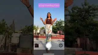 4 Easy Standing Poses🩵| For Girls | #shorts #howtopose #posing #cute #poses #forgirl #creative