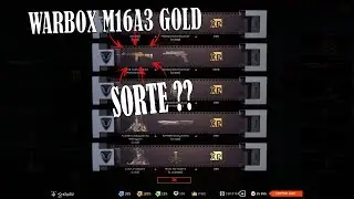 Warface - Warbox M16A3 Custom PEGUEI A GOLD!?