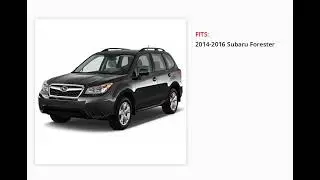 2016 Subaru Forester Remote Engine Starter Kit - H001SSG401