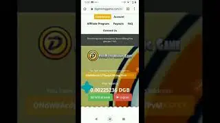 Mineradora de DIGIBYTE-Saque No Mesmo Dia Para Sua FaucetPay🤑#shorts