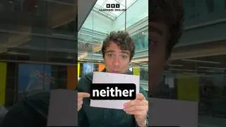 How do you 🗣️ say &lsquo;neither&rsquo;? #shorts