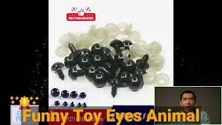 3256804805777724 20pcs 5 20mm Eyeball Nose Doll Accessories Black Plastic Plush Safety