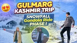 Kashmir🏔️ Gulmarg gandola🚡 right first time in winter ☃️