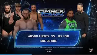 WWE 2K25 Austin Theory vs Jey Uso