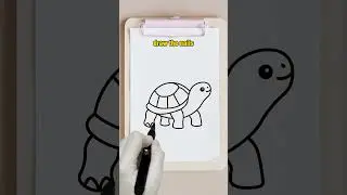 turtle drawing tutorial for kids  #drawing #forkids #art #turtle #animals