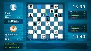 Chess Game Analysis: Epikindinos - franj, 1-0 (By ChessFriends.com)