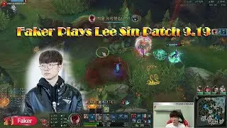 Faker Plays Lee Sin Jungle Patch 9.19