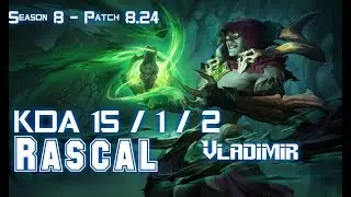 Rascal VLADIMIR vs RENEKTON Top - Patch 8.24 KR Ranked